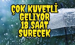 Çanakkale'de Şiddetli Yağış Alarmı: 18 Saat Sürecek