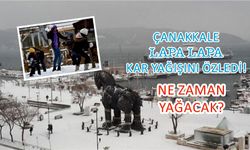 Çanakkale lapa lapa kar yağışını özledi! Ne zaman yağacak?