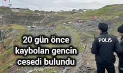 20 gün önce kaybolan gencin cesedi bulundu