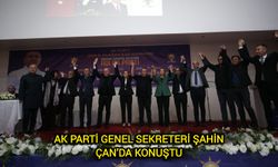 AK Parti Genel Sekreteri Şahin, Çanakkale Çan’da konuştu