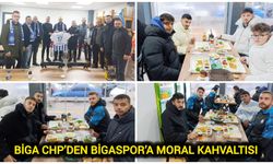 Biga CHP’den Bigaspor’a Moral Kahvaltısı