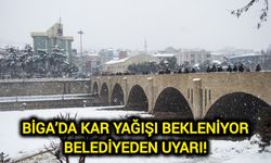 Biga’da Kar Yağışı Bekleniyor: Belediyeden Uyarı!