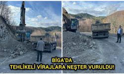 Çanakkale Biga’da tehlikeli virajlara neşter vuruldu!