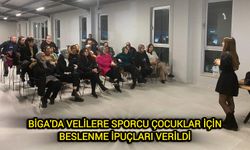 Biga'da Velilere Sporcu Çocuklar İçin Beslenme İpuçları Verildi