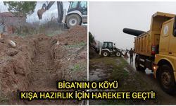 Biga'nın o köyü kışa hazırlık için harekete geçti!