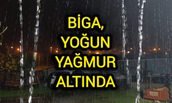 Çanakkale Biga, Yoğun Yağışın Etkisi Altında