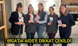 Çanakkale Biga’da AIDS’e dikkat çekildi