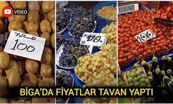 Çanakkale Biga’da fiyatlar tavan yaptı: Soğan 20 TL, Biber 100 TL!