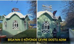 Çanakkale Biga'nın o köyünde çevre dostu adım