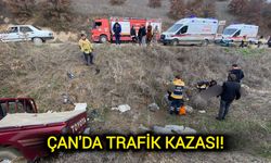 Çanakkale Çan'da Trafik Kazası!