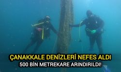 Çanakkale Denizleri Nefes Aldı: 500 Bin Metrekare Arındırıldı!