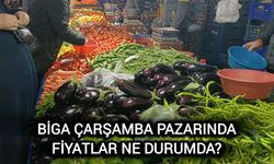 Çarşamba Biga çarşamba pazarında fiyatlar ne durumda?