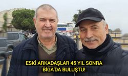 Eski arkadaşlar 45 yıl sonra Çanakkale’de buluştu!