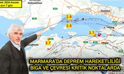 Marmara'da Deprem Hareketliliği: Biga ve Çevresi Kritik Noktalarda