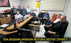 Oda başkanlarından Mutur’a destek ziyareti