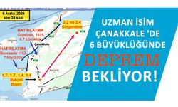 Uzman isim Çanakkale ‘de 6 büyüklüğünde deprem bekliyor!