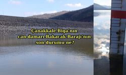 Çanakkale Biga’nın can damarı Bakacak Barajı’nın son durumu ne? (Videolu)