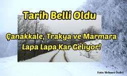 Tarih Belli Oldu: Çanakkale’ye Lapa Lapa Kar Geliyor!