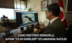 ÇOMÜ Rektörü Erenoğlu, AA'nın "Yılın Kareleri" oylamasına katıldı