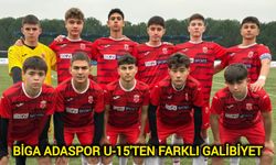 Biga Adaspor U-15'ten farklı galibiyet