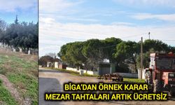 Çanakkale Biga’dan örnek karar: Mezar tahtaları artık ücretsiz