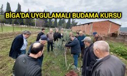 Çanakkale Biga’da uygulamalı budama kursu