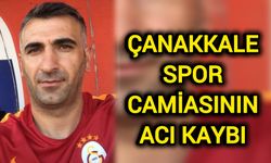 Çanakkale spor camiasının acı kaybı