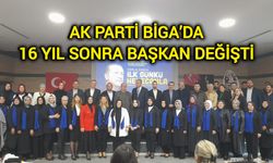 Ak Parti Biga’da 16 yıl sonra başkan değişti