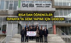 Çanakkale Biga’dan öğrenciler İspanya’ya gemi yapımı için gidecek