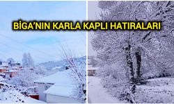 Biga’nın karla kaplı hatıraları