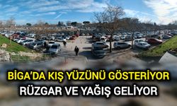 Biga’da Kış Yüzünü Gösteriyor: Rüzgar ve Yağış Geliyor