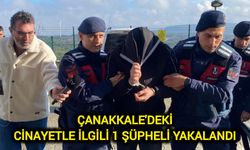 Çanakkale'deki cinayetle ilgili 1 şüpheli yakalandı