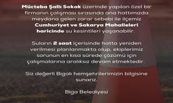 Biga'nın bazı kesimlerinde su kesintisi