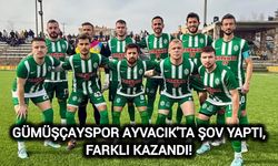 Gümüşçayspor Ayvacık'ta şov yaptı, farklı kazandı!