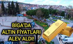 Biga’da Altın Fiyatları Alev Aldı!