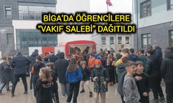 Biga’da öğrencilere “Vakıf Salebi” dağıtıldı