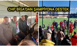 CHP Biga’dan şampiyona destek