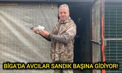 Biga’da avcılar sandık başına gidiyor!