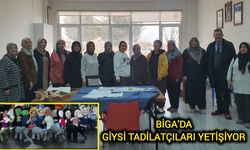 Biga’da giysi tadilatçıları yetişiyor