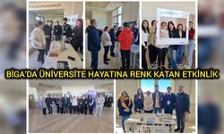 Biga’da üniversite hayatına renk katan etkinlik