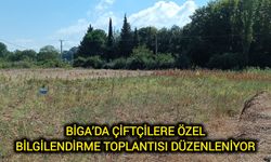 Biga’da çiftçilere özel bilgilendirme toplantısı düzenleniyor