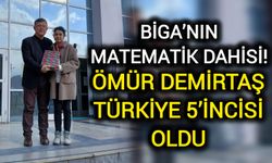 Biga’nın Matematik Dahisi! Ömür Demirtaş Türkiye 5’incisi Oldu