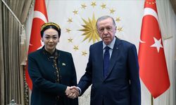 Cumhurbaşkanı Erdoğan, Gulmanova'yı kabul etti