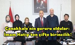 Çanakkale'nin gururu oldular: İmam Hatip’ten çifte birincilik!