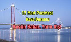 Çanakkale ve Marmara Bölgesi Hava Durumu – 17 Mart 2025