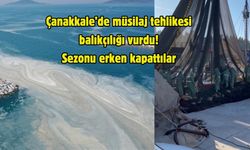 Çanakkale’de müsilaj tehlikesi balıkçılığı vurdu! Sezonu erken kapattılar