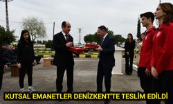 Kutsal Emanetler Denizkent’te teslim edildi