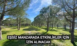 Eşsiz manzarada etkinlikler için izin alınacak