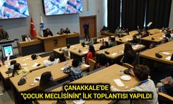 Çanakkale’de "Çocuk Meclisinin" ilk toplantısı yapıldı