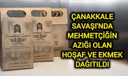 Çanakkale Savaşı'nda Mehmetçiğin azığı olan hoşaf ve ekmek dağıtıldı